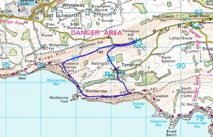 Tyneham walking route